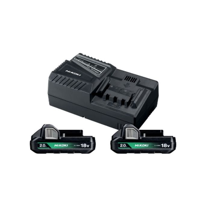 Hikoki BATTERIPAKKE 2XBSL1820M/UC18YFSL, 1 SETT, SHK-68020013