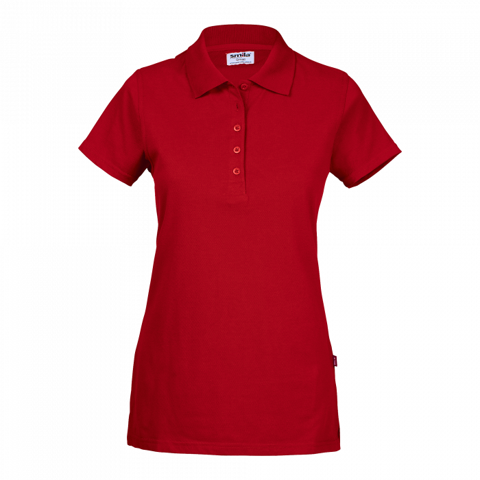 Smila Workwear Dame Daga Polo, Rød, 1 stk ,SBG-12106VD65-65