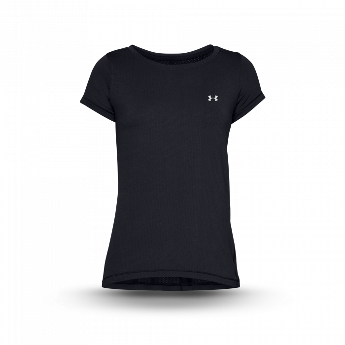 Under Armour Kortermet T-skjorte for kvinner, svart, 1 stk