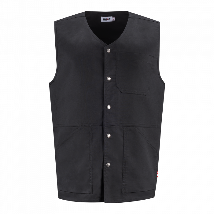 Smila Workwear Ben Vest, Sort, 1 stk ,SBG-70351-99