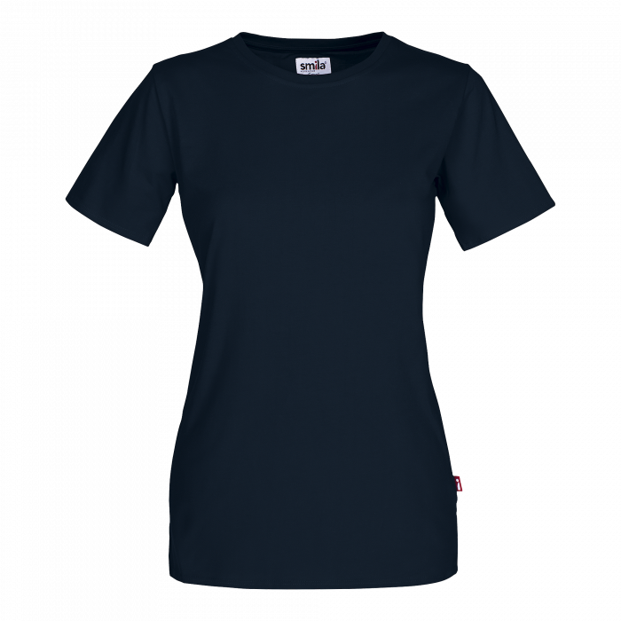 Smila Workwear Helmi T-skjorte for kvinner, marineblå, 1 stk