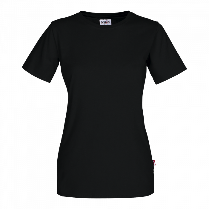 Smila Workwear Helmi T-skjorte for kvinner, svart, 1 stk