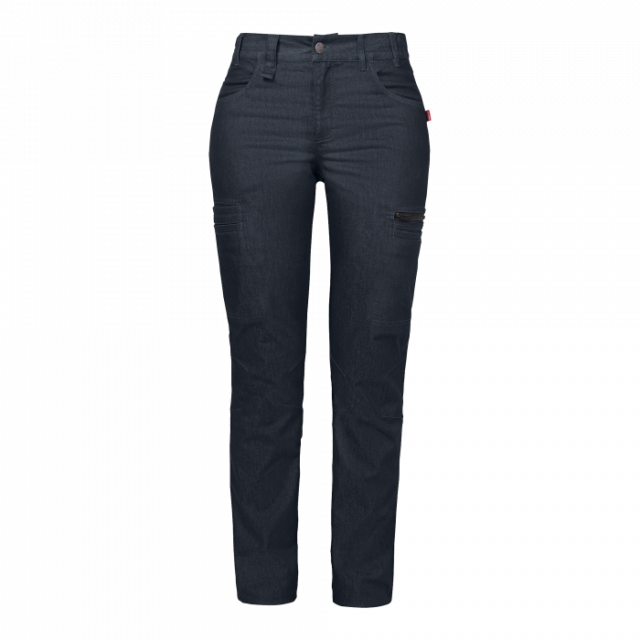 Smila Workwear Fia-bukser for kvinner, blåmelert, 1 stk ,SBG-77374-88