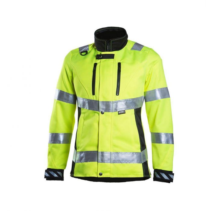 Dimex Hi-Vis Damejakke, Gul, 1 stk, SDM-6012