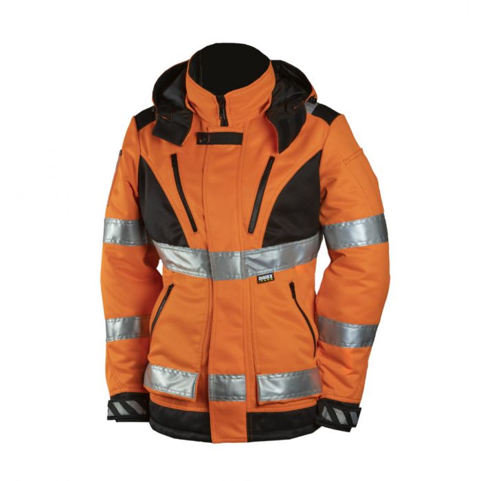 Dimex Hi-Vis Dame Vinterjakke, Oransje, 1 stk, SDM-6013R