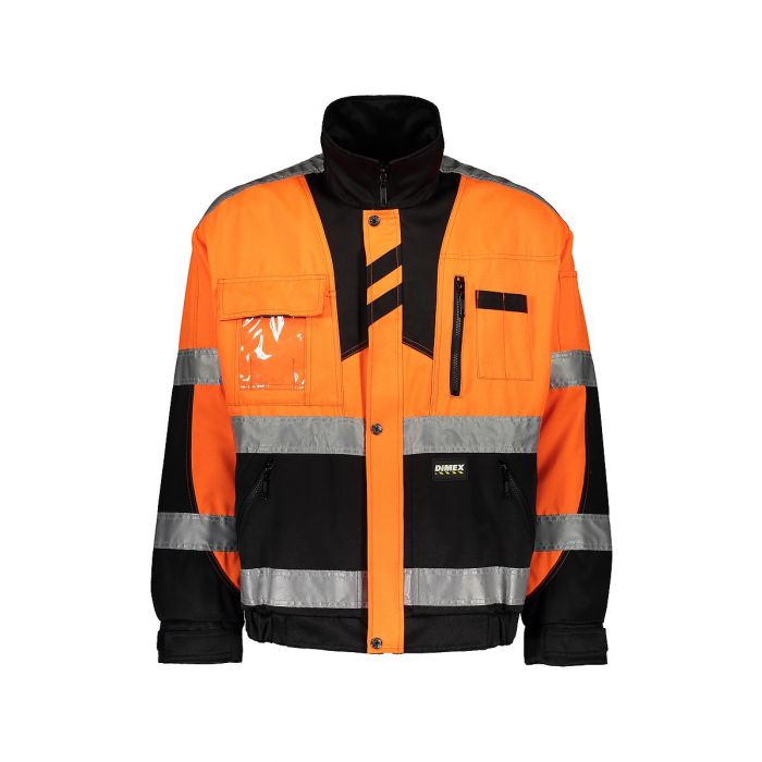 Dimex Hi-Vis Sikkerhetsjakke, Oransje/Grønn, 1 stk, SDM-60191