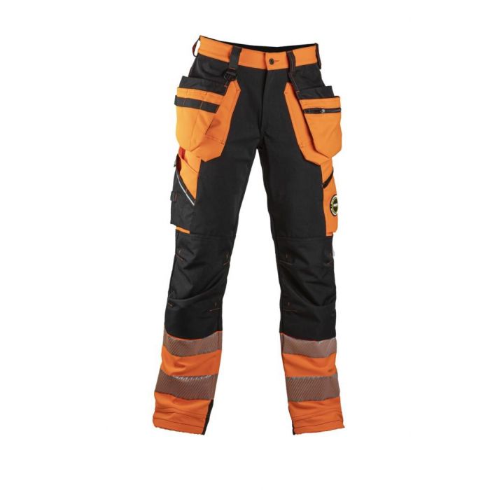 Dimex Hi-Vis Superstretch Bukser med Hengelommer, Oransje, 1 stk, SDM-6085