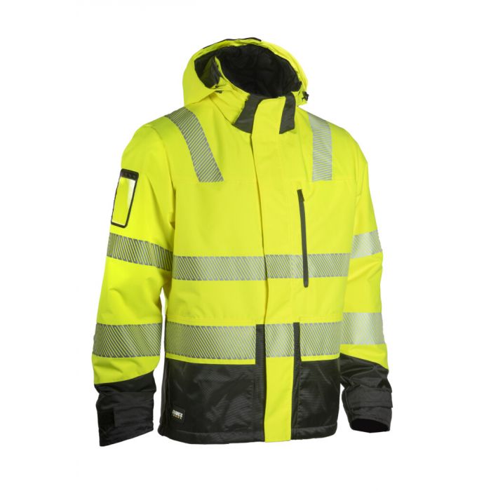 Dimex Hi-Vis Vinter Skalljakke, Gul, 1 stk, SDM-6151Y