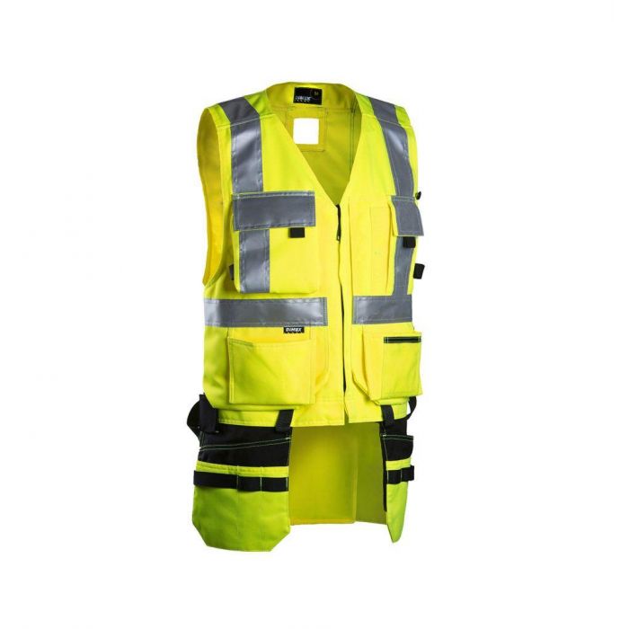 Dimex Hi-Vis Verktøyvest, Gul, 1 stk, SDM-6320