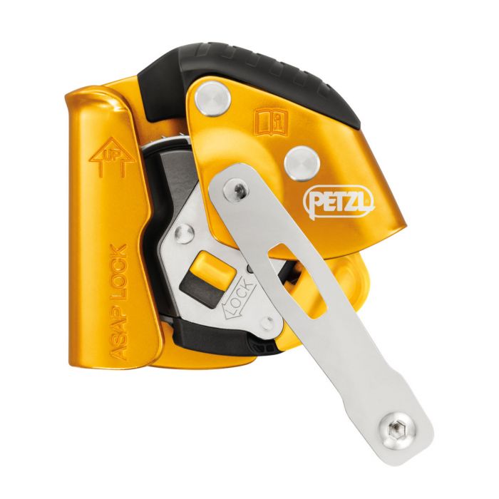 Petzl Asap Lock Mobil Fallhemmer med låsefunksjon, 1 stk, SET-B071BA00