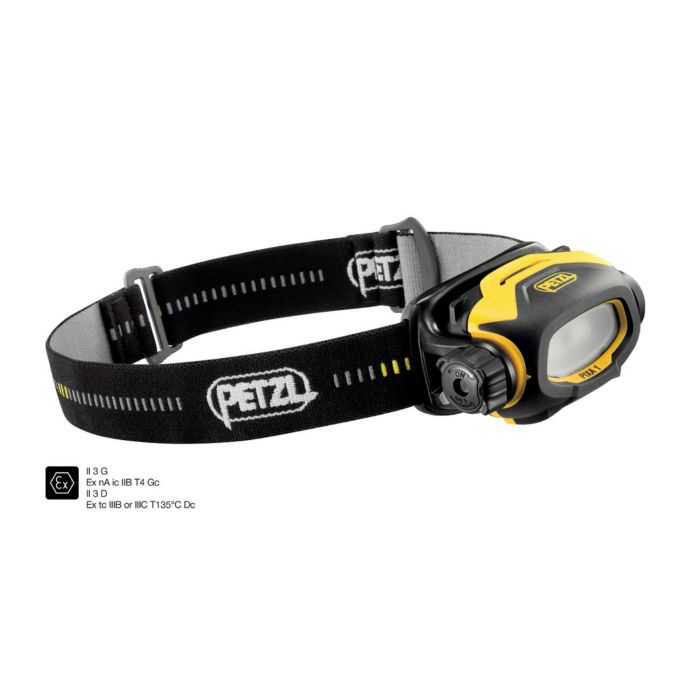 Petzl hodelykter PIXA 1 hodelykt, Svart/gul, 1 stykke, SET-E78AHB-2