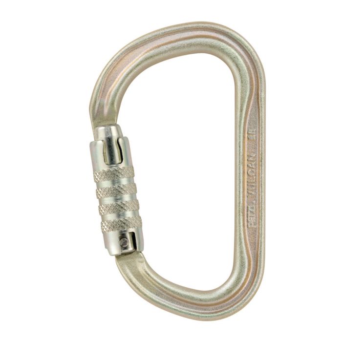 Petzl Karabiner VULCAN High Strength Asymmetrical Karabiner, SKRU-LÅS, Svart, 1 stk, SET-M073AA01