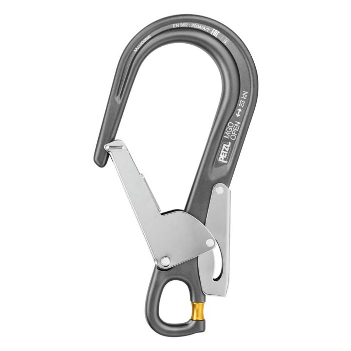 Petzl Karabiner MGO OPEN med automatisk låsing og retningsbestemt kobling, 1 stk, SET-M080AA00