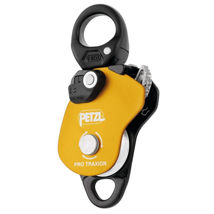 Petzl Pro Traxion Høyeffektiv, slagfast fremdriftsfangstpulle med svivel, 1 stk, SET-P055AA00