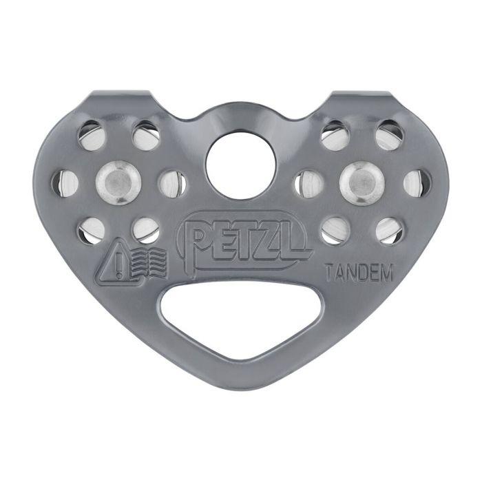 Petzl Tandem Speed ​​Effektiv Dobbeltblokk for Tyrolertraverser på tau, 1 stk, SET-P21-SPE