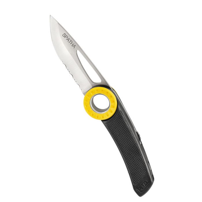 Petzl Spatha Kniv med karabinkrok, svart, 1 stykke, SET-S92AN