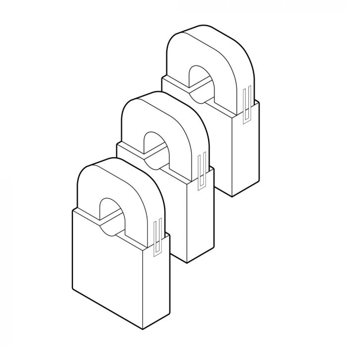 Defa Lastbalanser Sensorsett Ct 3X200A, 1 Stk, SKA-50151