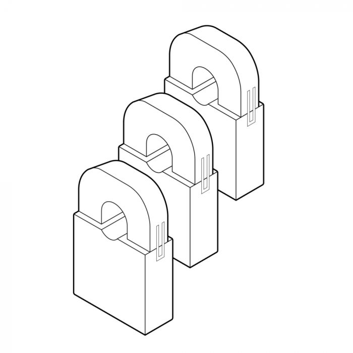 Defa Lastbalanseringssensorsett Ct 3X800A, 1 stk, SKA-50153