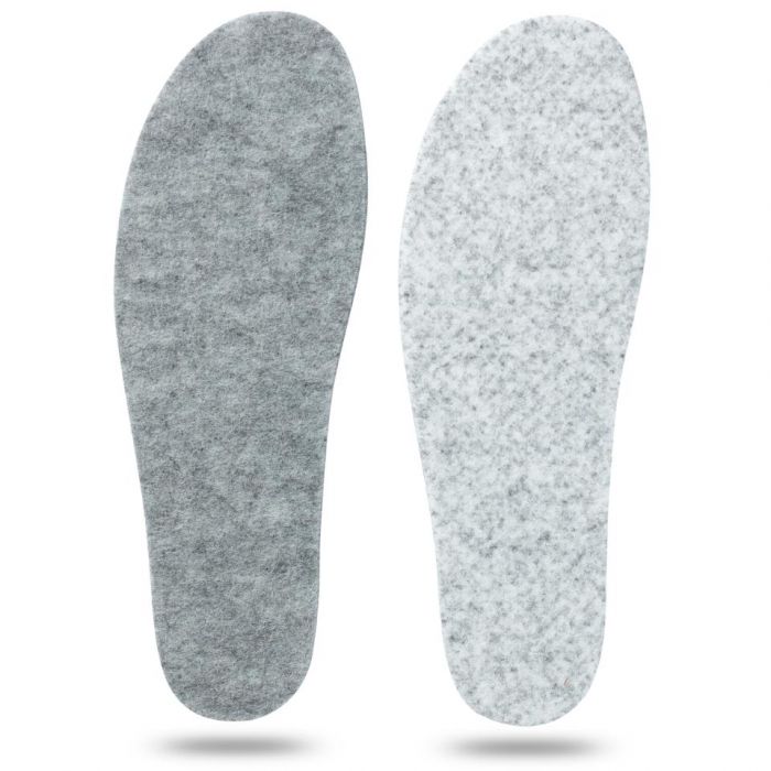 Sika Filt Insoles, Grey, 1 Par, SKI-160-Hvit