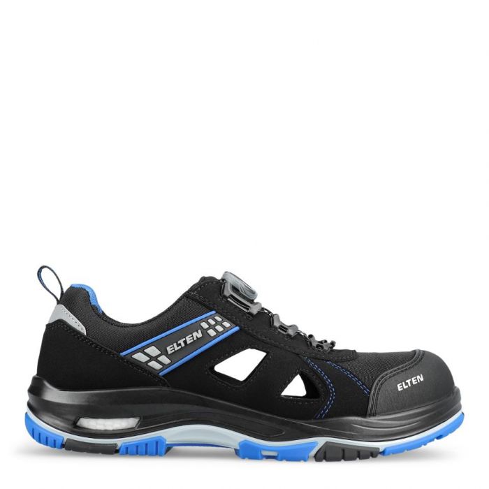 Elten Ian XXTP Pro BOA Blue Air Safety Shoes, S1P, SRC, Black, 1 Par, SKI-721341-Svart