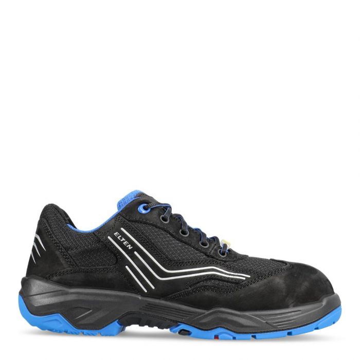 Elten Ambition Blue Low Safety Shoes, S1, SRC, Black, 1 Par, SKI-72733-Svart