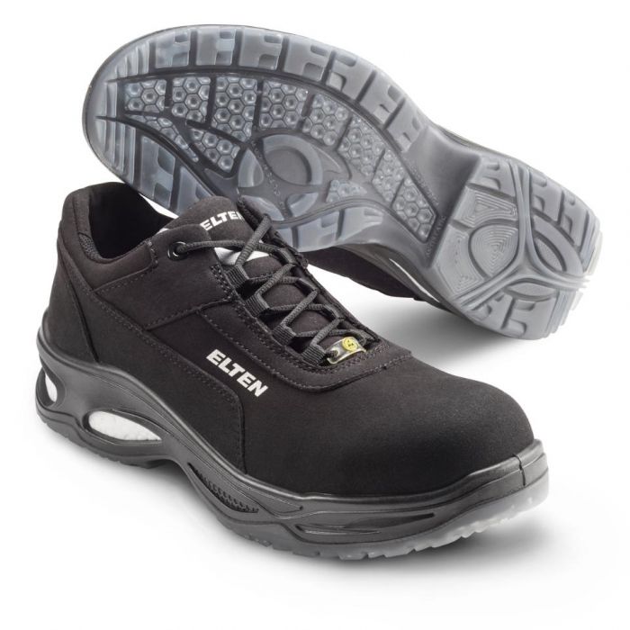 Elten Milow Low Safety Shoes, S2, SRC, Black, 1 Par, SKI-729440-Svart