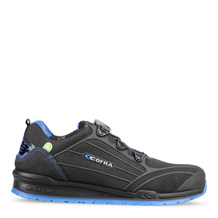 Cofra Burst Blue Safety Shoes, S3, SRC, Black, 1 Par, SKI-7850-Svart