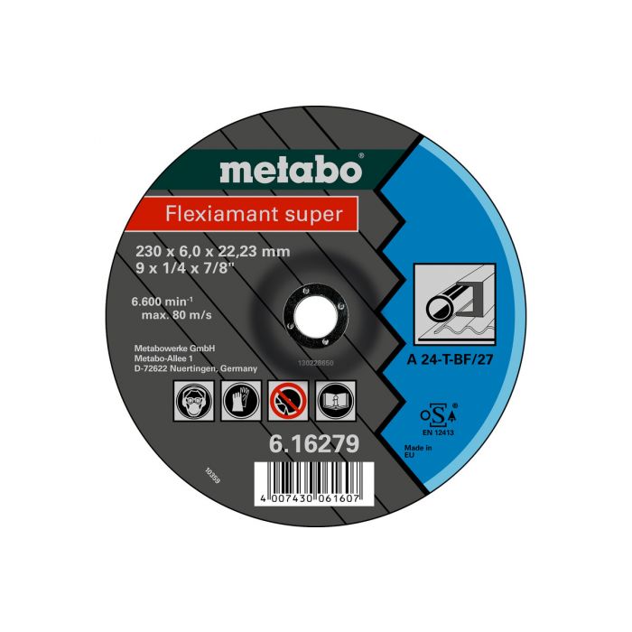 Metabo Flexiamant super 180x6,0x22,23 stål, SF 27, SME-616277000