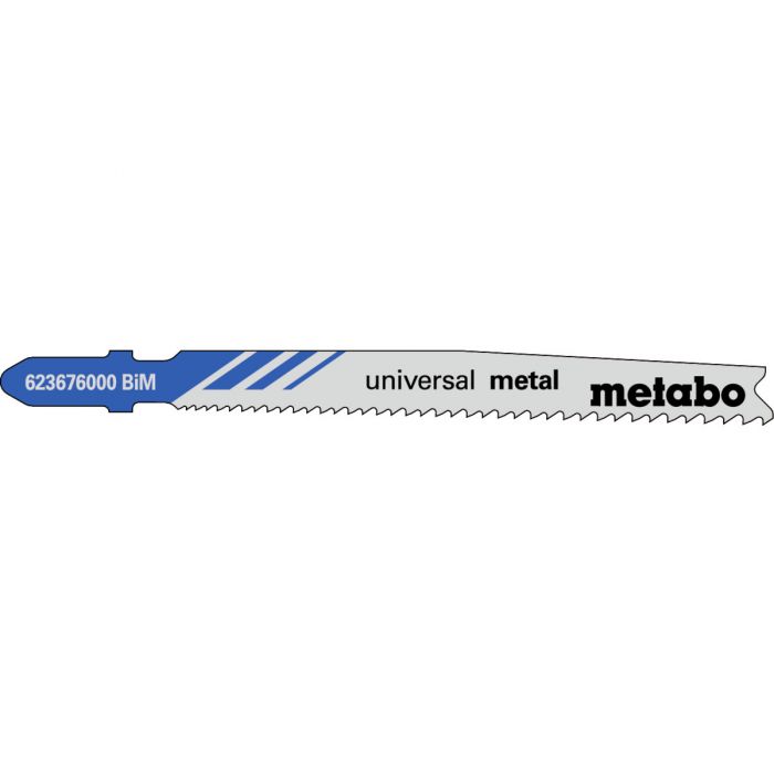 Metabo 25 Stikksagblader "universal metal" 74mm/progr., SME-623620000