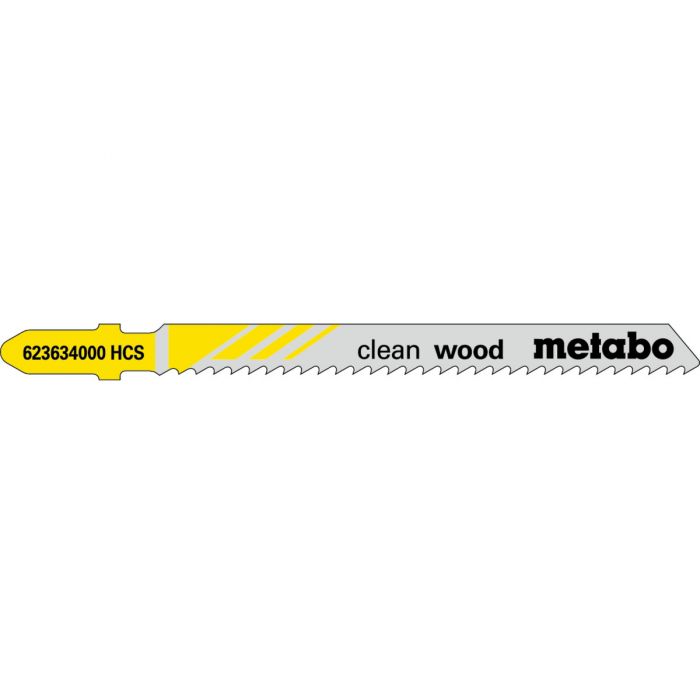 Metabo 25 Stikksagblader "clean wood" 74/ 2,5 mm, SME-623691000