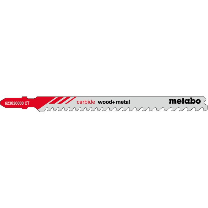 Metabo 3 Stikksagblader "carbide wood + metal" 108/3,5-5mm, SME-623836000