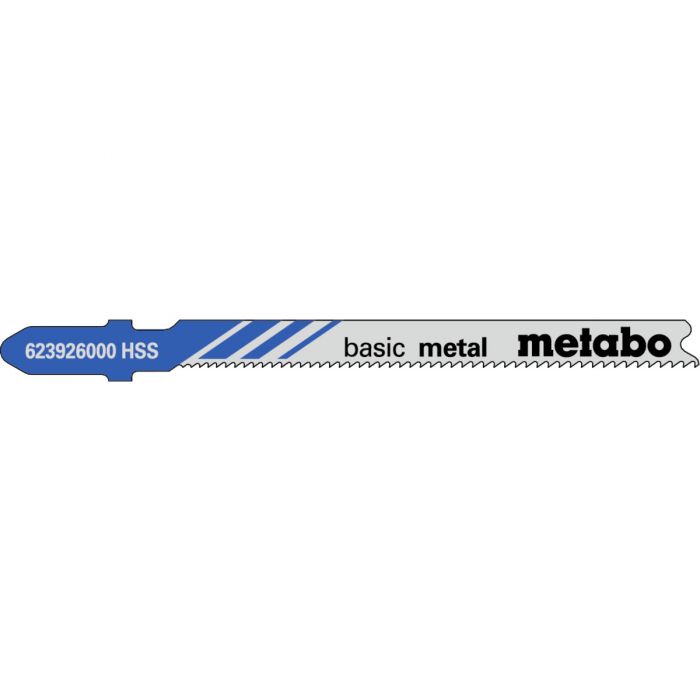 Metabo 5 Stikksagblader "basic metal" 66 mm/progr., SME-623926000