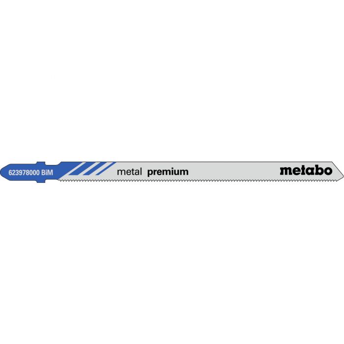 Metabo 5 Stikksagblader "metal premium" 106/ 1,1 mm, SME-623978000