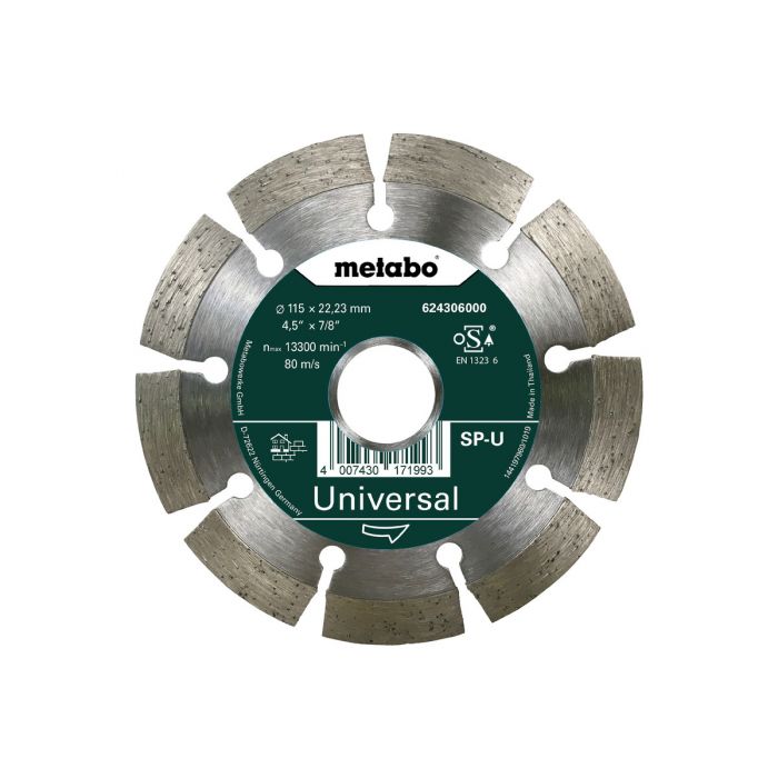 Metabo Diamantskive - SP - U, 115x22,23 mm, SME-624306000