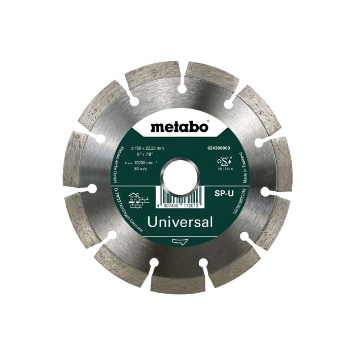 Metabo Diamantskive - SP - U, 150x22,23 mm, SME-624308000