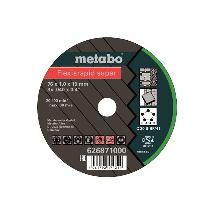 Metabo 5 Flexiarapid Super 76x1,0x10,0 mm Universal, SME-626871000