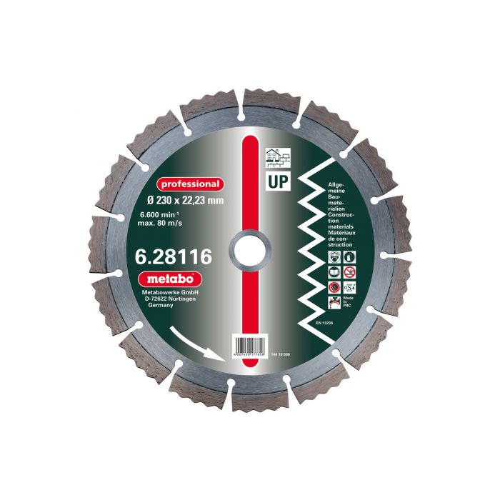 Metabo Dia-TS, 115x2,15x22,23 mm, "professional", "UP", universal, SME-628111000