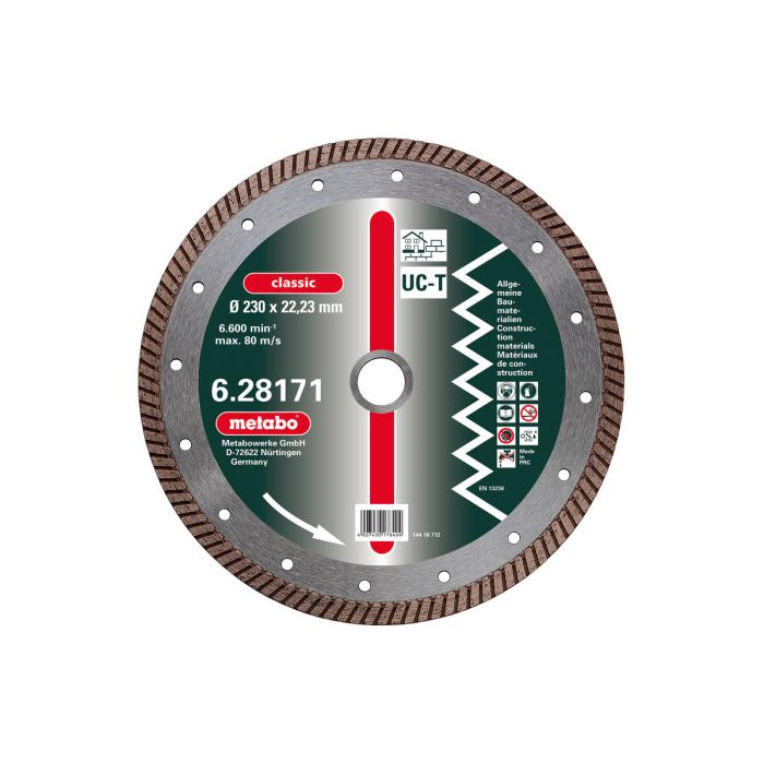 Metabo Dia-TS, 180x2,3x22,23 mm, "classic", "UC-T", Turbo, universal, SME-628170000