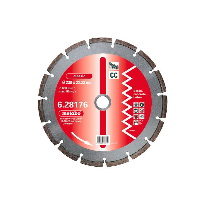 Metabo Dia-TS, 350x3,2x20,0/25,4 mm, "classic", "CC", betong, SME-628180000