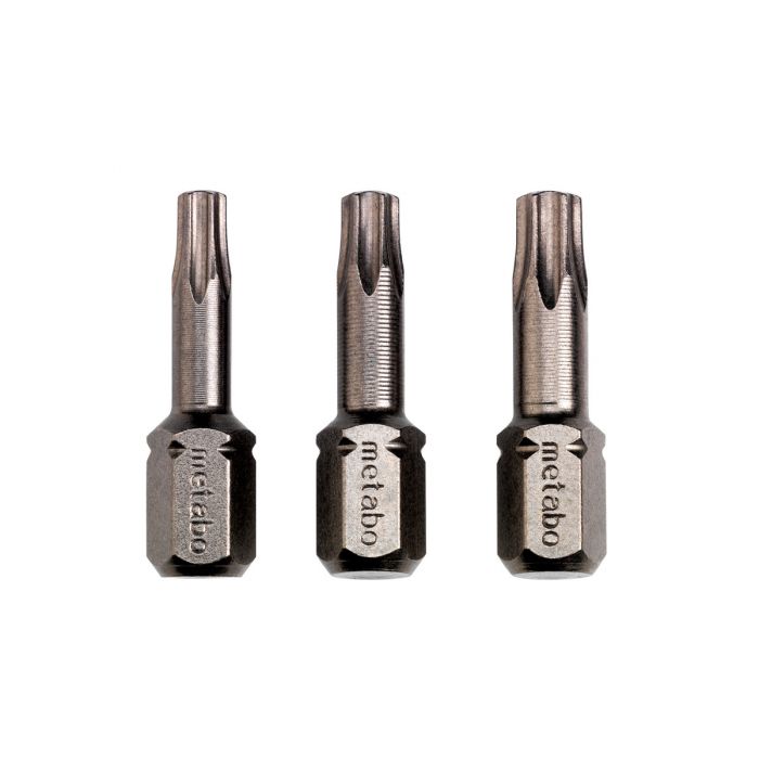 Metabo 3 bits for Torx-skruer T15/ 20/ 25 mm torsjon, SME-628539000