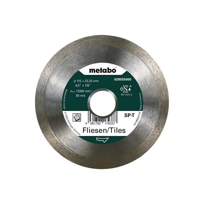 Metabo Diamantskive SP - T, 115x22,23 mm, fliser, SME-628555000