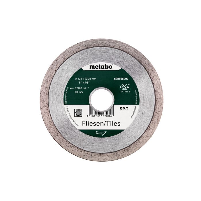 Metabo Diamantskive SP - T, 125x22,23 mm, fliser, SME-628556000