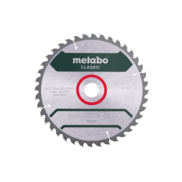 Metabo Sagblad "power cut wood - classic", 235x30, Z40 WZ 15°, SME-628679000