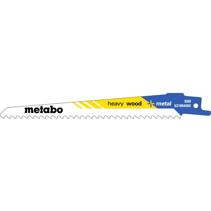 Metabo 5 Sabelsagblader "heavy wood + metal" 150 x 1,25 mm, SME-631984000