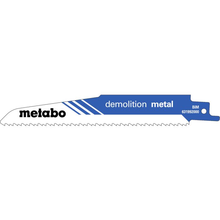 Metabo 5 Sabelsagblader "demolition metal" 150 x 1,6 mm, SME-631992000