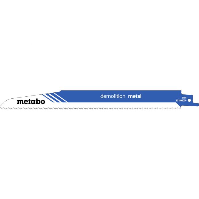 Metabo 5 Sabelsagblader "demolition metal" 225 x 1,6 mm, SME-631993000