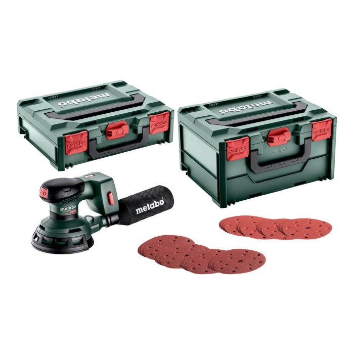 Metabo SXA 18 LTX 125 BL Set Batteri eksentersliper, SME-691200000