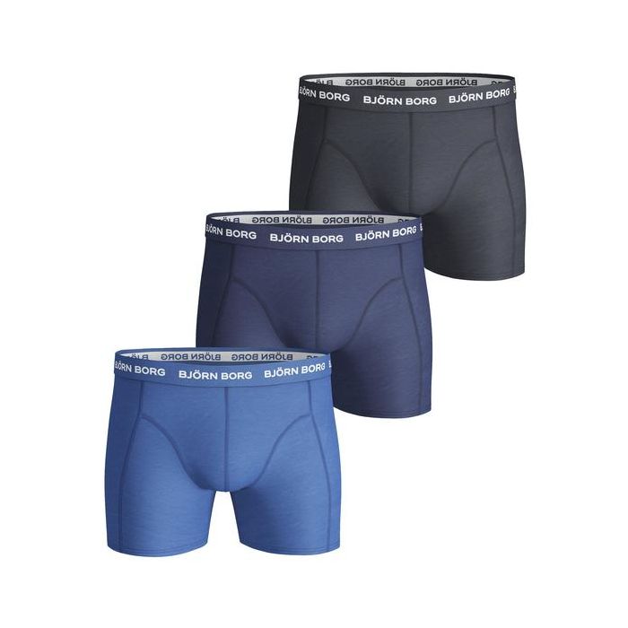 Björn Borg BOXER BLÅ 3-PACK, SSK-20020-BLA-3-PACK