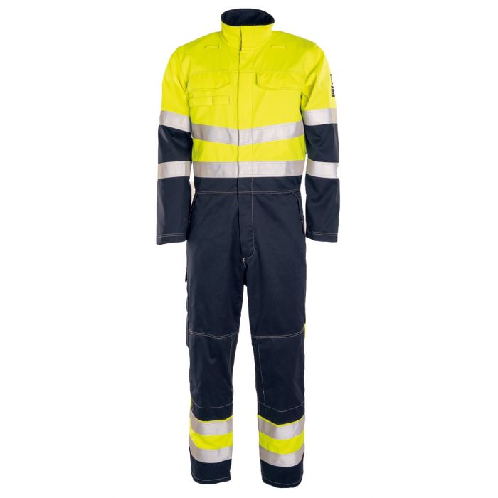 Tranemo 50108894 Flammehemmende kjeledress, gul/marine, 1 stk., STN-50108894