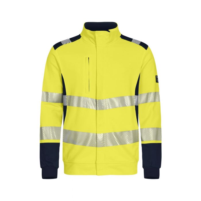 Tranemo 50308994 Flammehemmende cardigan, gul/marine, 1 stk., STN-50308994